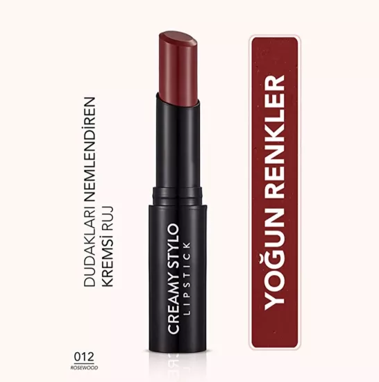 Flormar, Creamy Stylo, Nemlendirici Etkili Ruj - 012 Rosewood