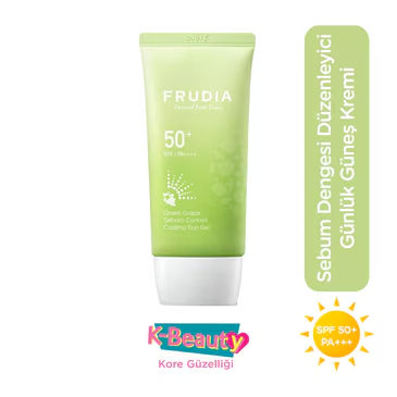 Frudia, Green Grape, Sebum Gözenek Kontrol, Güneş Kremi SPF50 - 50 gr
