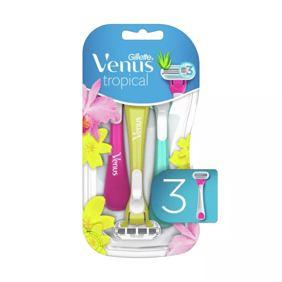 Gillette, Venus, Tropical Kullan At Tıraş Bıçağı - 3’lü