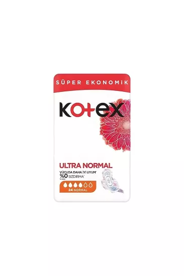 Kotex Ultra Normal Ekonomik Ped 24 Lü
