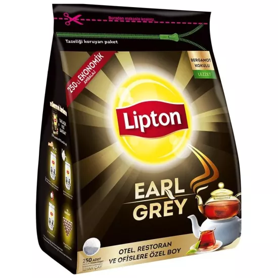Lipton, Earl Grey, Demlik Poşet Çay - 250’ li
