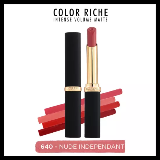 L’oreal Paris, Color Riche, Intense Volume Matte Ruj - 640 Nude Independant