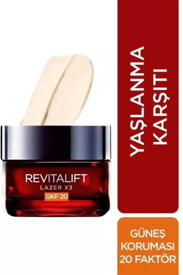 L’Oreal Paris, Revitalift Lazer X3, Leke ve Kırışıklık Karşıtı, Bakım Kremi - 50 ml