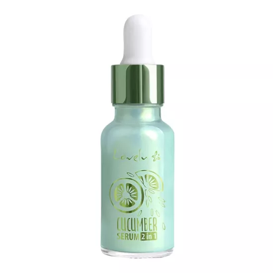 Lovely, Cucumber Serum, Makyaj Bazı & Nemlendirici Primer 2’si 1 Arada