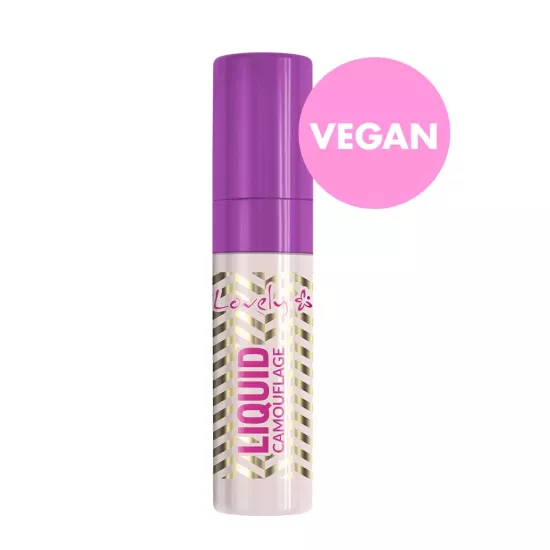 Lovely, Concealer Liquid Camouflage No:1 Likit Kapatıcı - ’’Doğal Görünüm, Yüksek Kapatıcılık, Uzun Süre Kalıcı Etki’’ 