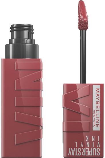 Maybelline New York, Super Stay Vinyl Ink, Likit Parlak Ruj - 40 Witty