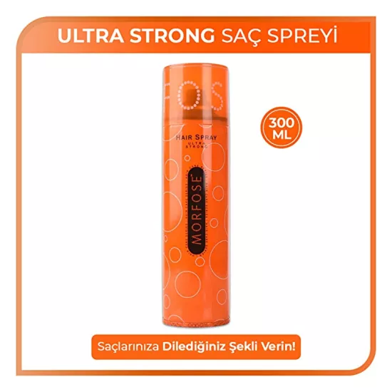 Morfose, Ultra Strong, Turuncu Saç Spreyi - 300 ml
