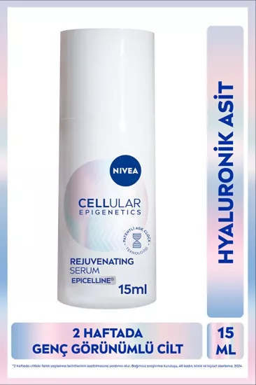 NIVEA, Cellular Epigenetics Rejuvenating, Yaşlanma Karşıtı Cilt Serumu - 15 ml