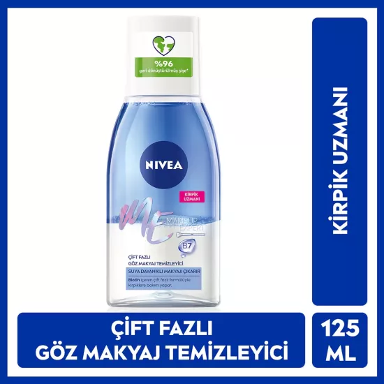 Nivea, Make Up Expert, Çift Fazlı Göz Makyaj Temizleyici - 125 ml