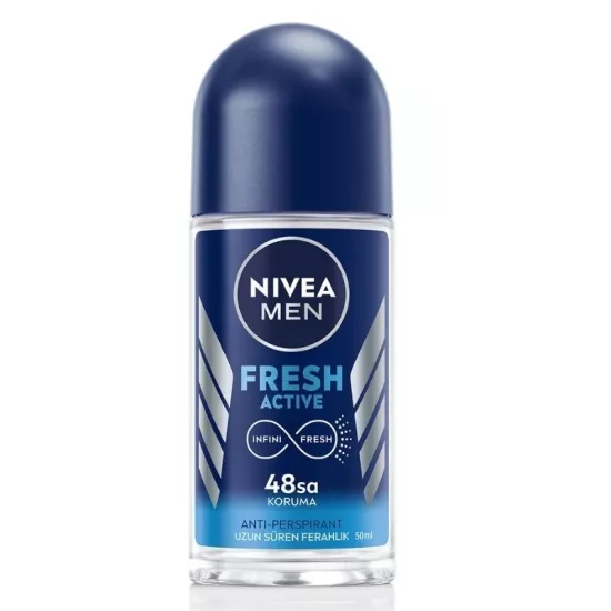NIVEA MEN, Fresh Active, Roll-On - 50 ml 