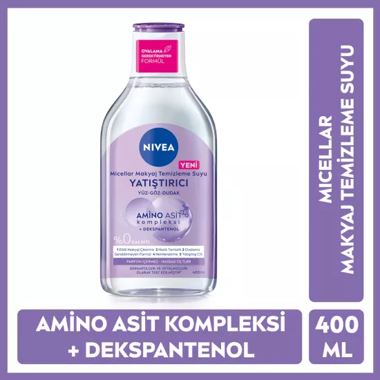 Nivea Yatıştırıcı, Micellar Makyaj Temizleme Suyu, Hassas Ciltler - 400 ml