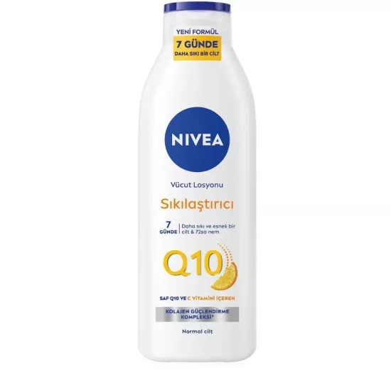 NIVEA Q10, 7 Günde Sıkılaştırıcı, C Vitamini, Nemlendirici, Vücut Losyonu - 250 ml