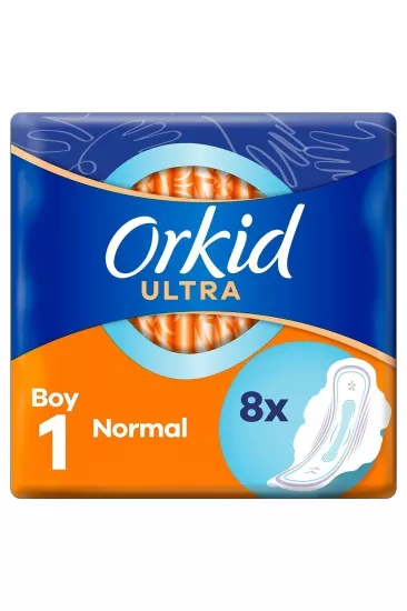 Orkid Ultra Extra Hijyenik Ped Normal Tekli Paket 8’li