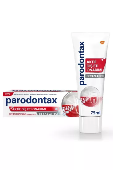 Parodontax, Aktif Diş Eti Onarımı, Beyazlatıcı Diş Macunu - 75 ml