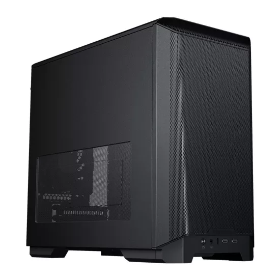Phanteks, Eclipse P200 Air, Kapalı Panel, Mini-ITX Gaming Oyuncu Bilgisayar Kasası - Saten Siyah