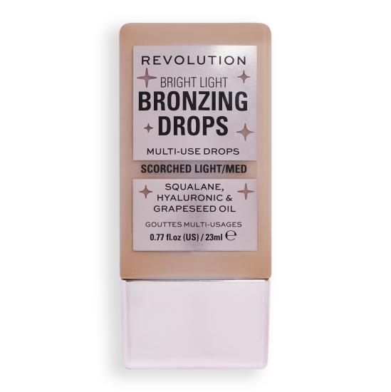 Revolution, Bright Light, Drops Likit Aydınlatıcı, Bronzer Light (23 ml)