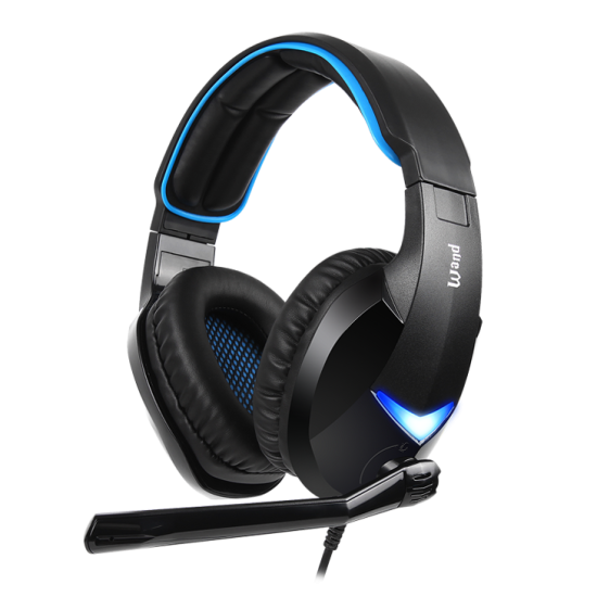 SADES SA-914 Wand Mikrofonlu Kablolu Sanal 7.1 PC Gaming Oyuncu Kulaklığı - Siyah/Mavi