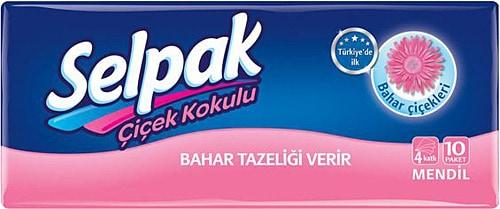 Selpak Çiçek Kokulu Cep Mendili 10’lu