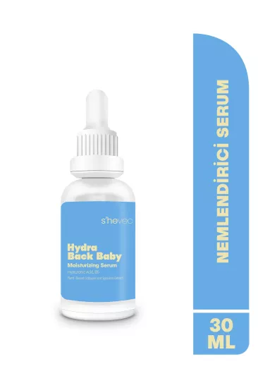 She Vec, Hydra Back Baby,  Hyaluronik Asit, Yoğun Nemlendirici ve Dolgunlaştırıcı, Cilt Serumu - 30ml