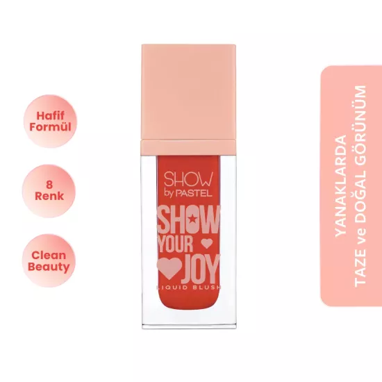 Show By Pastel, Show Your Joy Liquid Blush, Likit Allık - 52