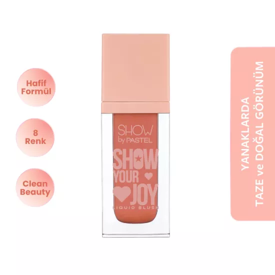 Show By Pastel, Show Your Joy Liquid Blush, Likit Allık - 53