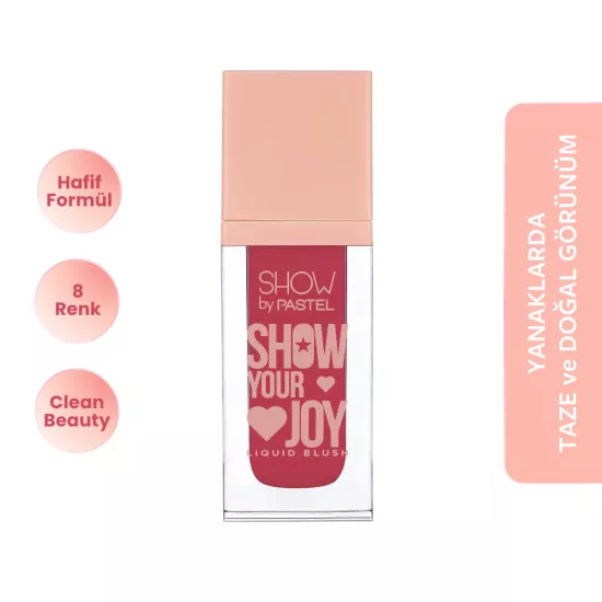 Show By Pastel, Show Your Joy Liquid Blush, Likit Allık - 55