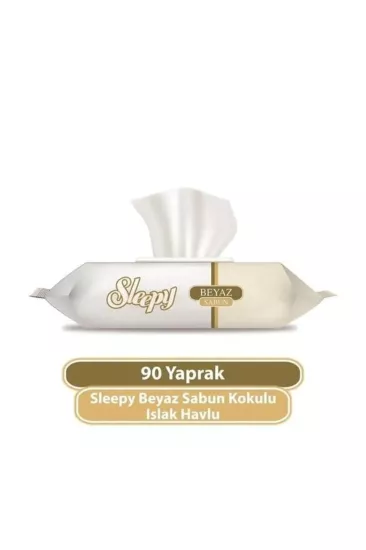 Sleepy Beyaz Sabun Kokulu Islak Havlu Mendil 90 Adet