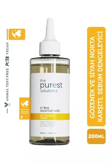 The Purest Solutions, Yağlı Ve Karma Cilt, Salisilik Asit Tonik - 200 ml
