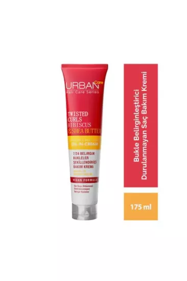 Urban Care, Curl Hibiscus ve Shea, Durulanmaz Bakım Kremi - 175 ml
