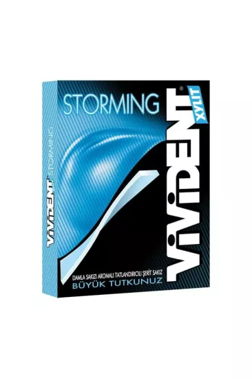 Vivident Storming, Damla Aromalı, Sakız - 33 gr
