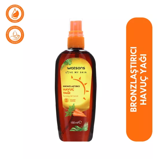Watsons, Bronzlaştırıcı Sprey, Havuç - 150 ml