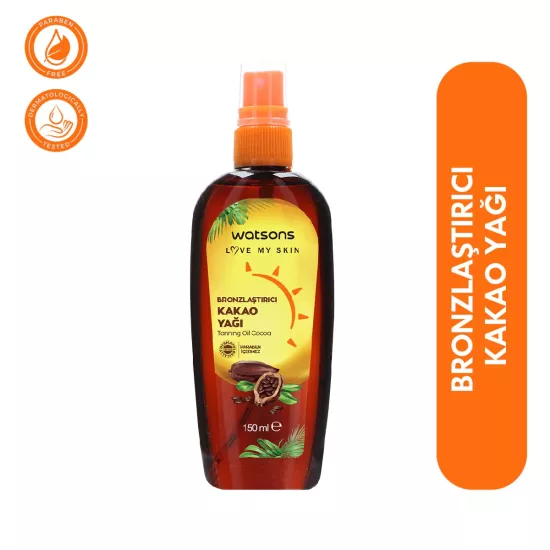 Watsons, Bronzlaştırıcı Sprey, Kakao Yağı - 150 ml