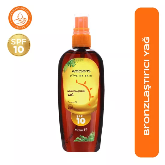 Watsons, Bronzlaştırıcı Yağ, SPF10 - 150 ml