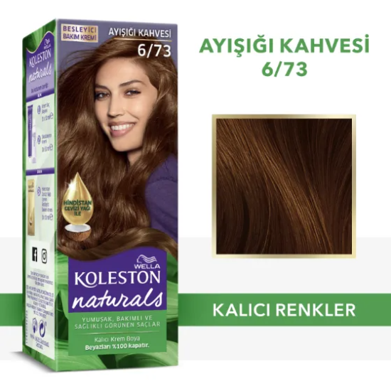 Wella Koleston Naturals Saç Boyası 6/73 Ayışığı Kahvesi