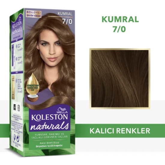 Wella Koleston Naturals Saç Boyası 7/0 Kumral