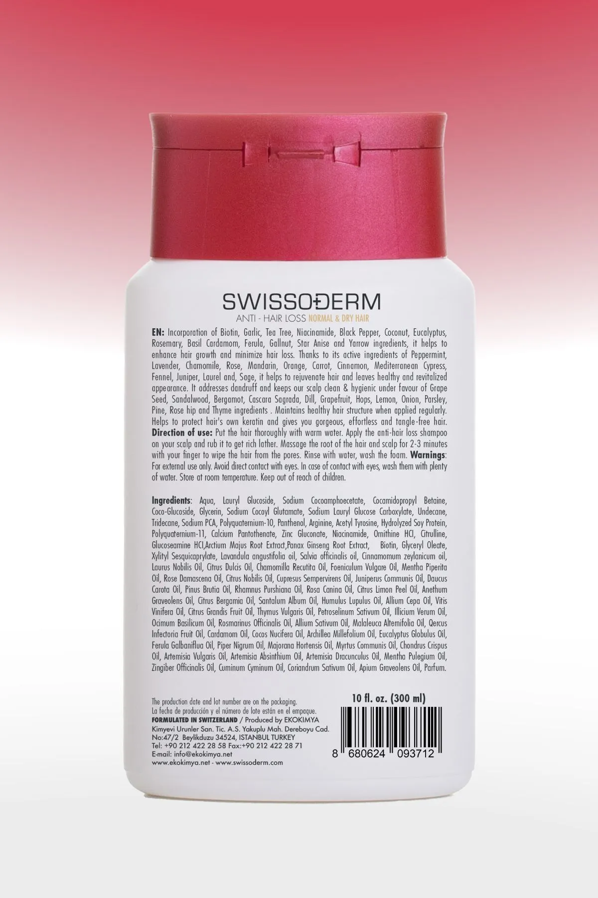 Swissoderm, Dökülme Karşıtı Şampuan, Normal Ve Kuru Saçlar - 300 ml