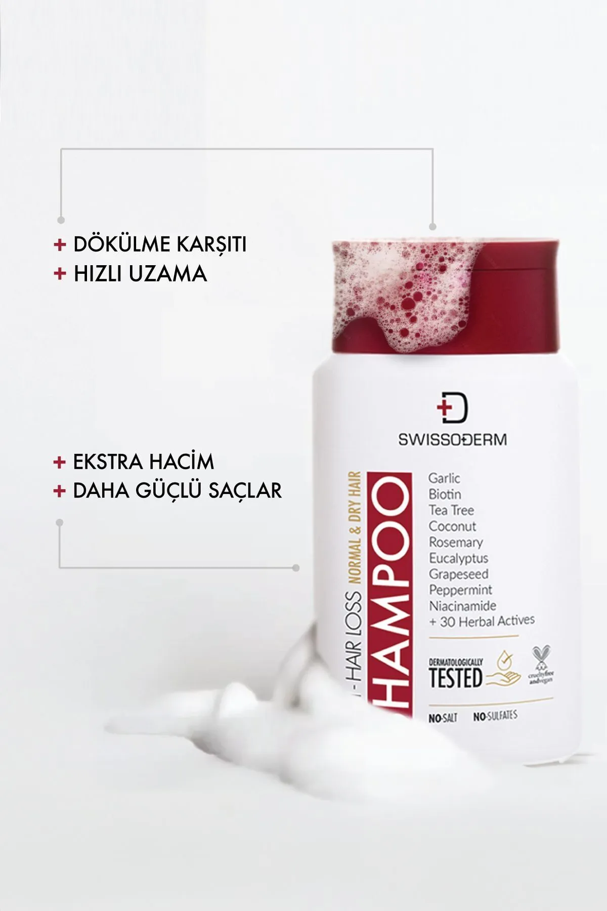 Swissoderm, Dökülme Karşıtı Şampuan, Normal Ve Kuru Saçlar - 300 ml