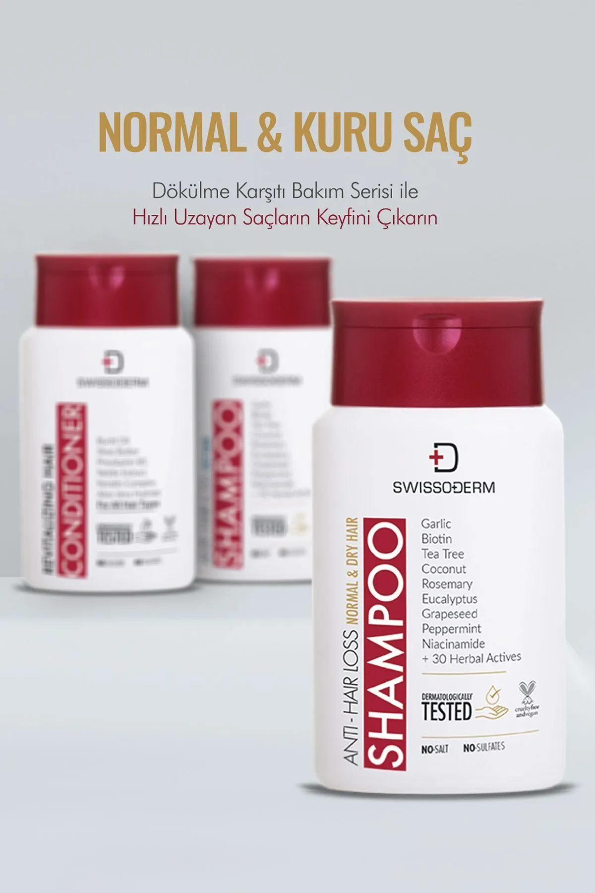 Swissoderm, Dökülme Karşıtı Şampuan, Normal Ve Kuru Saçlar - 300 ml