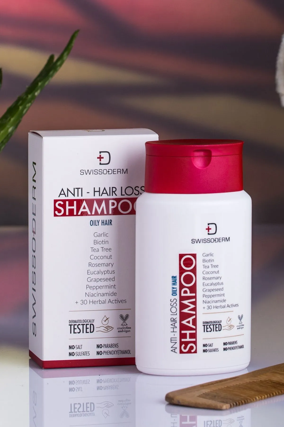 Swissoderm, Dökülme Karşıtı Şampuan, Yağlı Saçlar - 300 ml