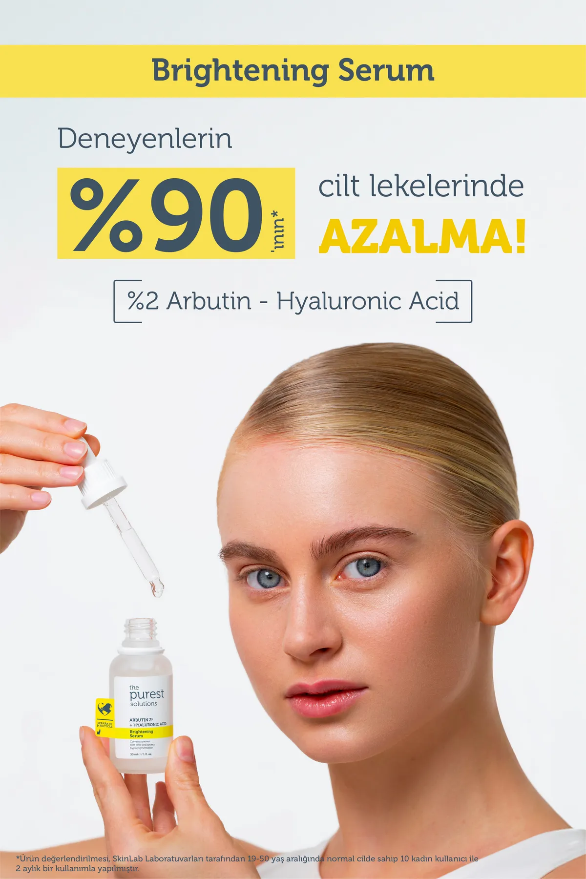 The Purest, Aydınlatıcı ve, Leke Karşıtı Arbutin, Cilt Bakım Serumu - 30 ml