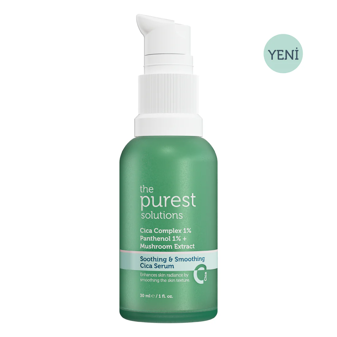 The Purest Solutions, Hassas Ciltler için, Kızarıklık Karşıtı ve Bariyer Onarıcı, Cica Serum - 30 ml
