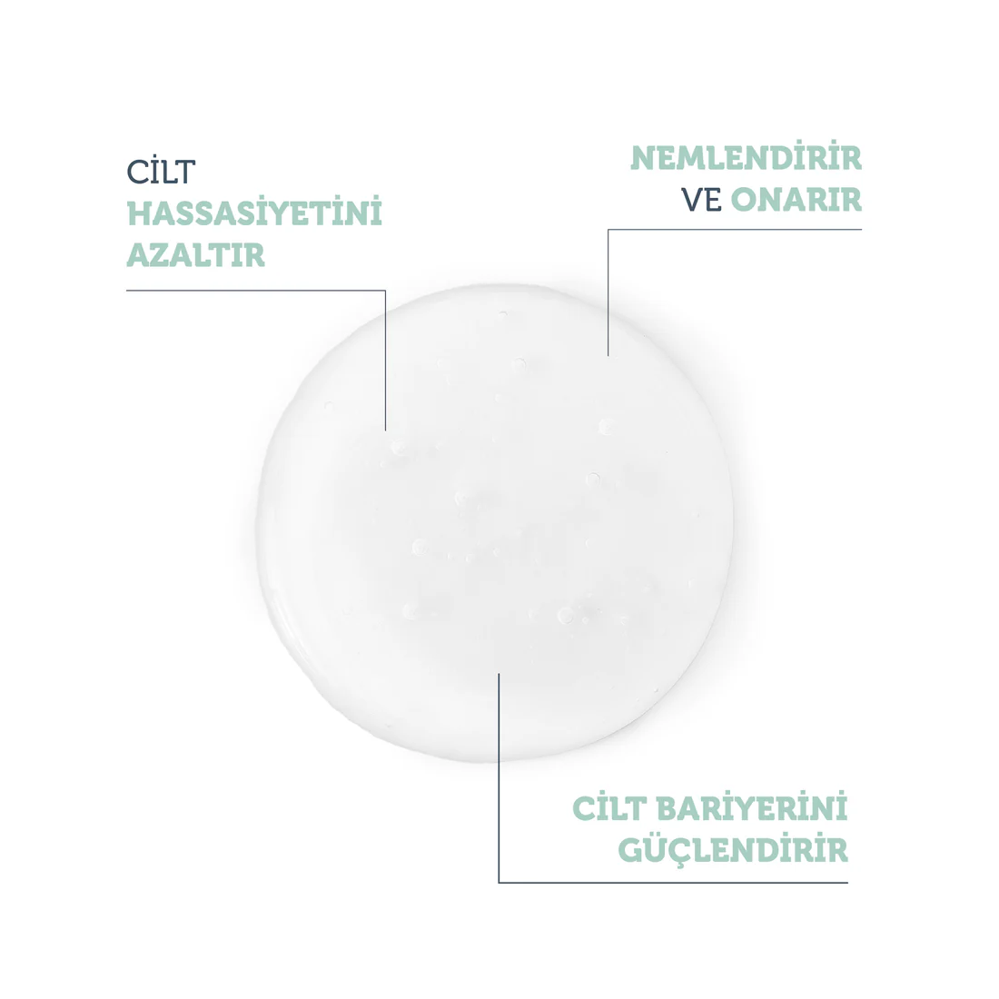 The Purest Solutions, Hassas Ciltler için, Kızarıklık Karşıtı ve Bariyer Onarıcı, Cica Serum - 30 ml