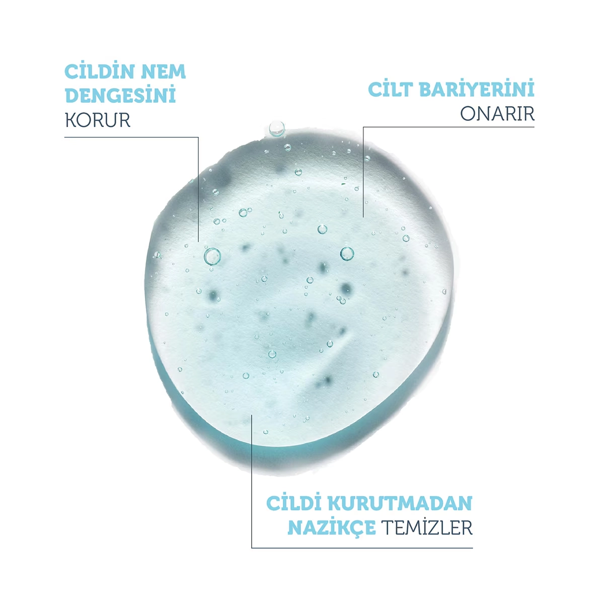 The Purest Solutions, Kuru ve Karma Ciltler için, Nemlendirici ve Bariyer Onarıcı, Temizleme Jeli - 200 ml
