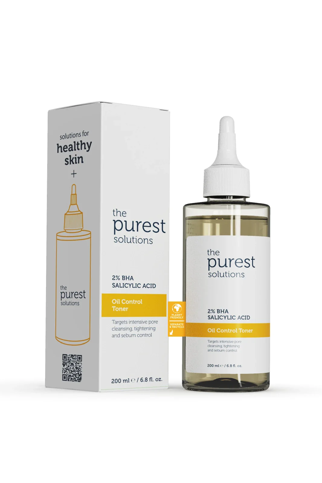 The Purest Solutions, Yağlı Ve Karma Cilt, Salisilik Asit Tonik - 200 ml