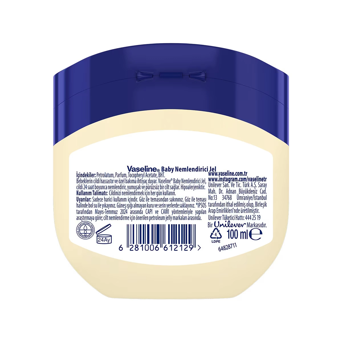 Vaseline, Nemlendirici Jel Baby - 100 ml