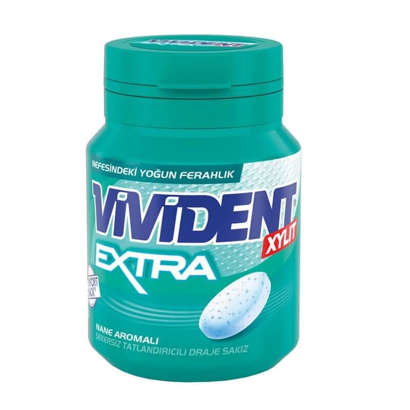 Vivident Extra Mentol Nane Aromalı Sakız 66 gr 