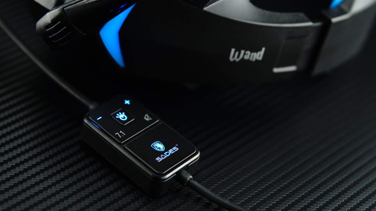 SADES SA-914 Wand Mikrofonlu Kablolu Sanal 7.1 PC Gaming Oyuncu Kulaklığı - Siyah/Mavi