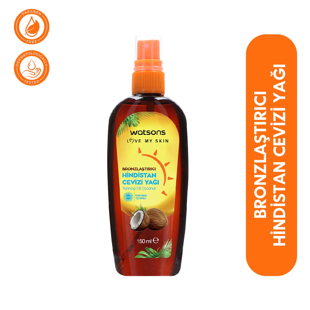Watsons, Bronzlaştırıcı Sprey, Hindistan Cevizi - 150 ml