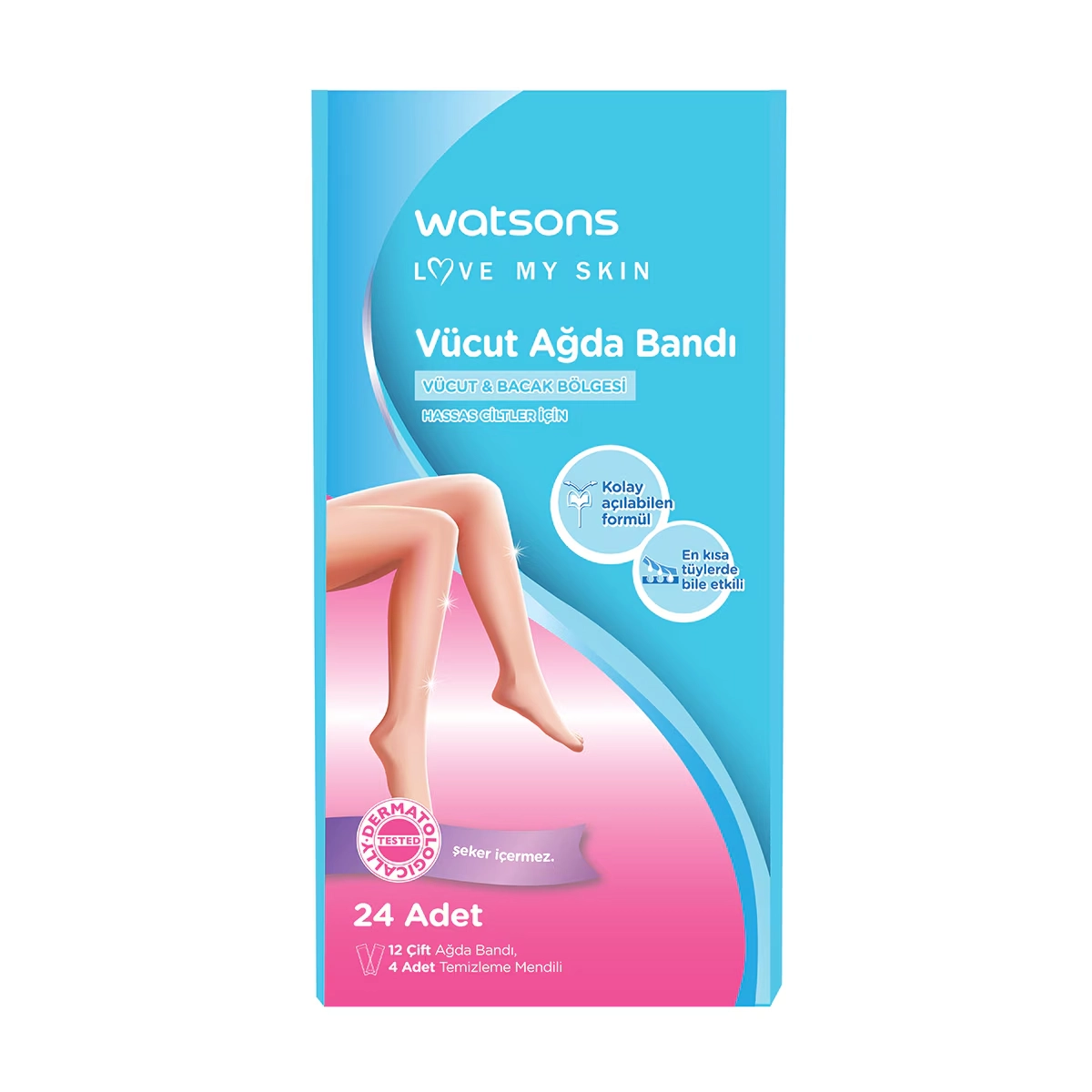 Watsons, Ağda Bandı, Hassas Cilt - 24 Adet