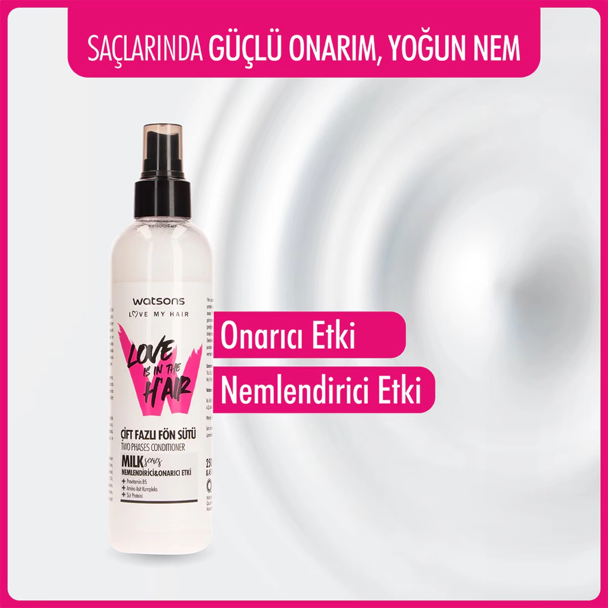 Watsons, Love Is In The Hair Milk Fön Sütü - 250 ml